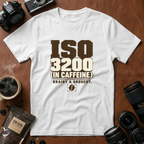 ISO 3200 in Caffeine T-Shirt