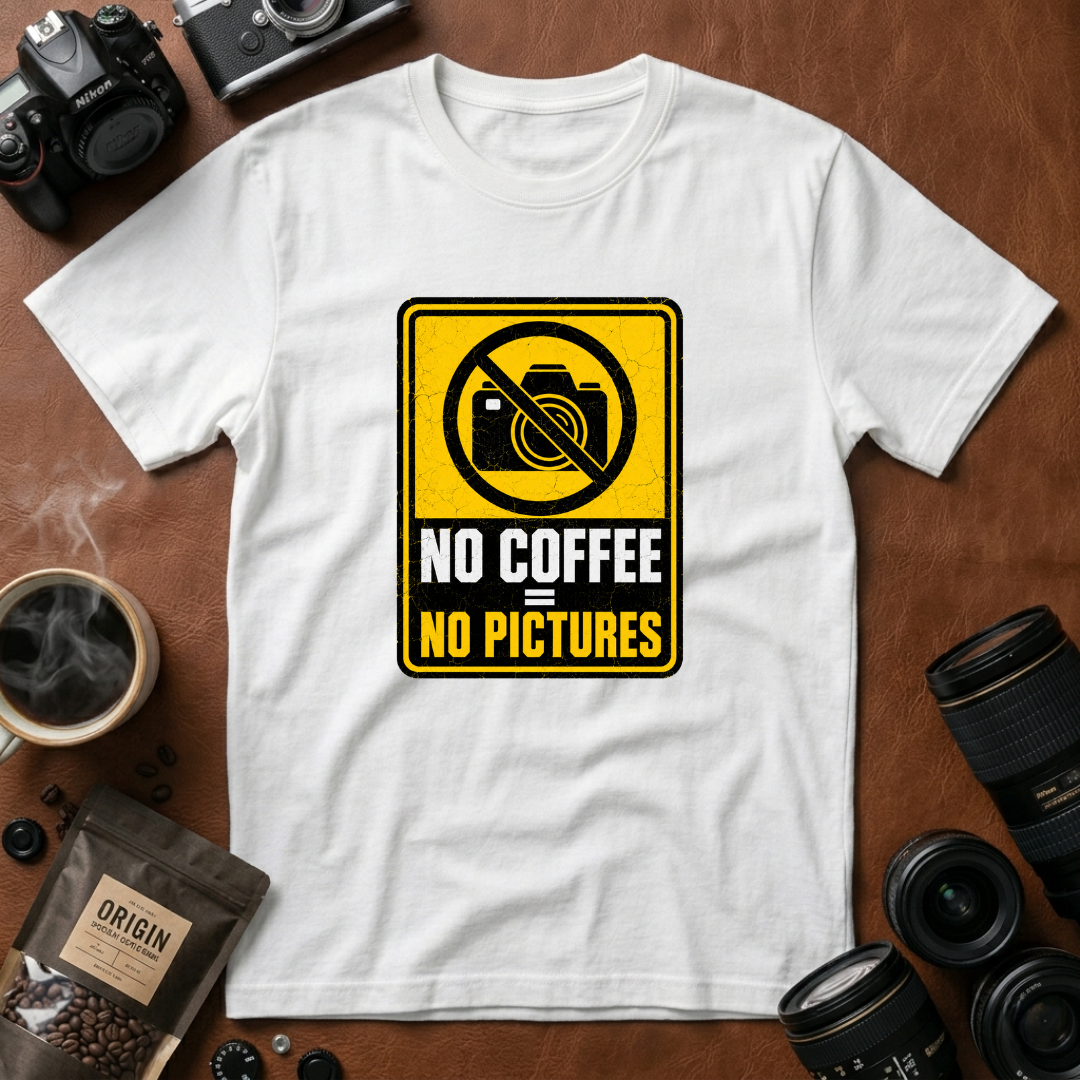 No Coffee No Pictures T-Shirt