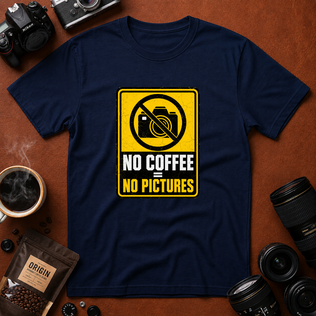 No Coffee No Pictures T-Shirt