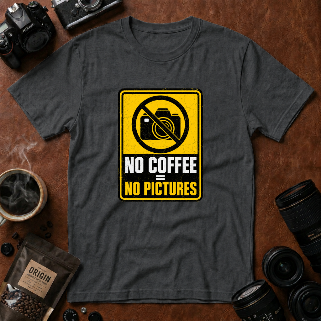 No Coffee No Pictures T-Shirt