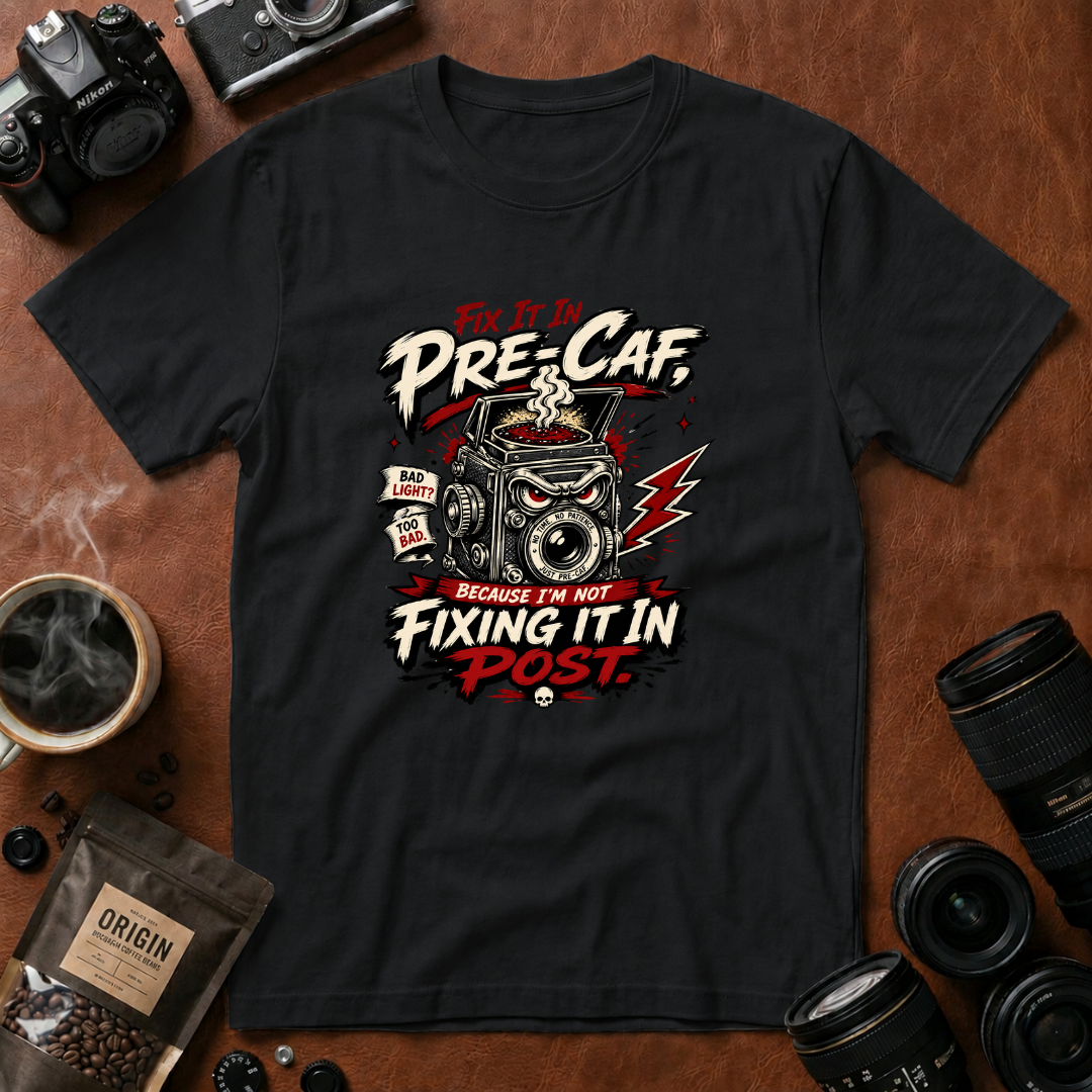 Fix It In Pre-Caf T-shirt