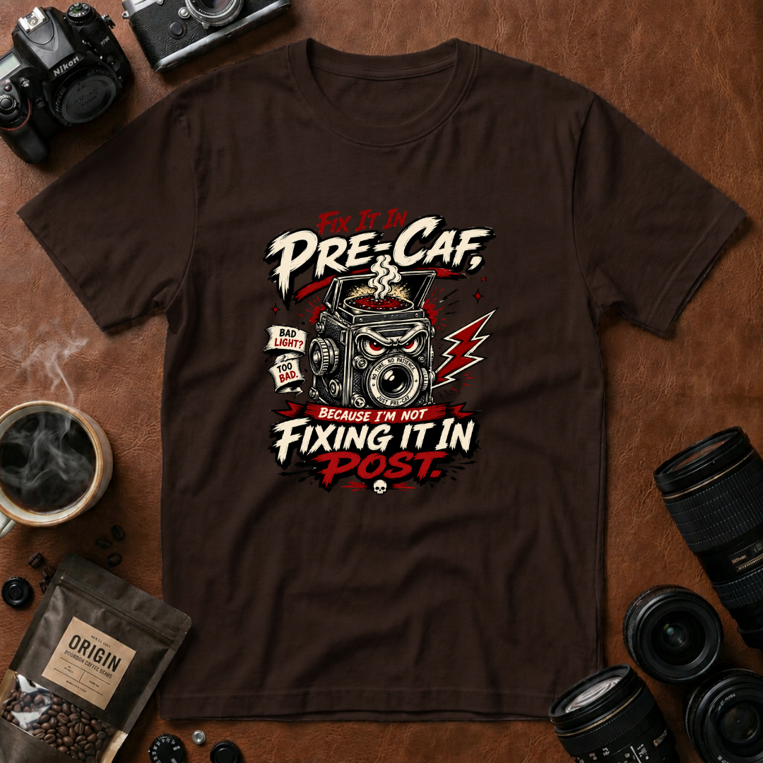 Fix It In Pre-Caf T-shirt