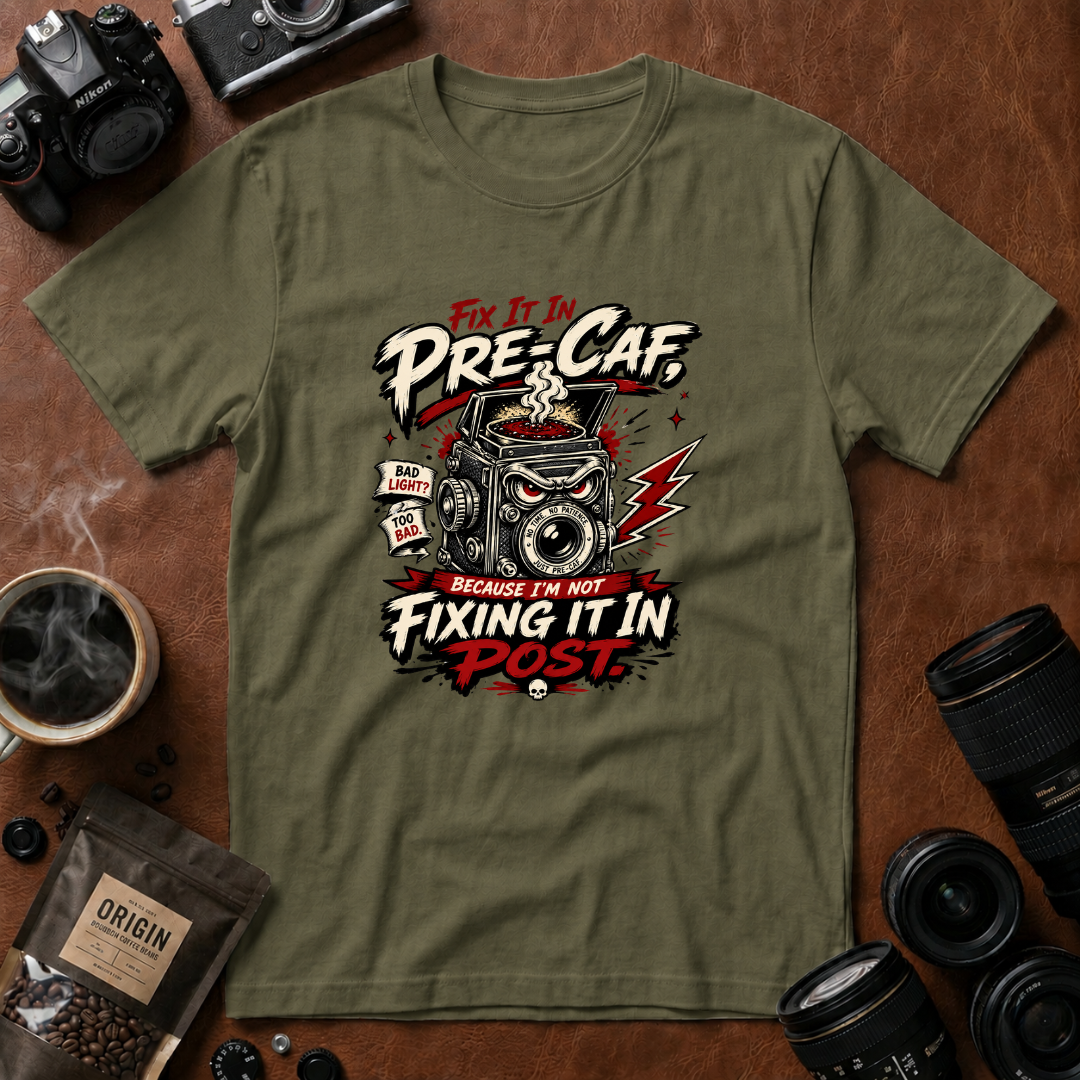 Fix It In Pre-Caf T-shirt