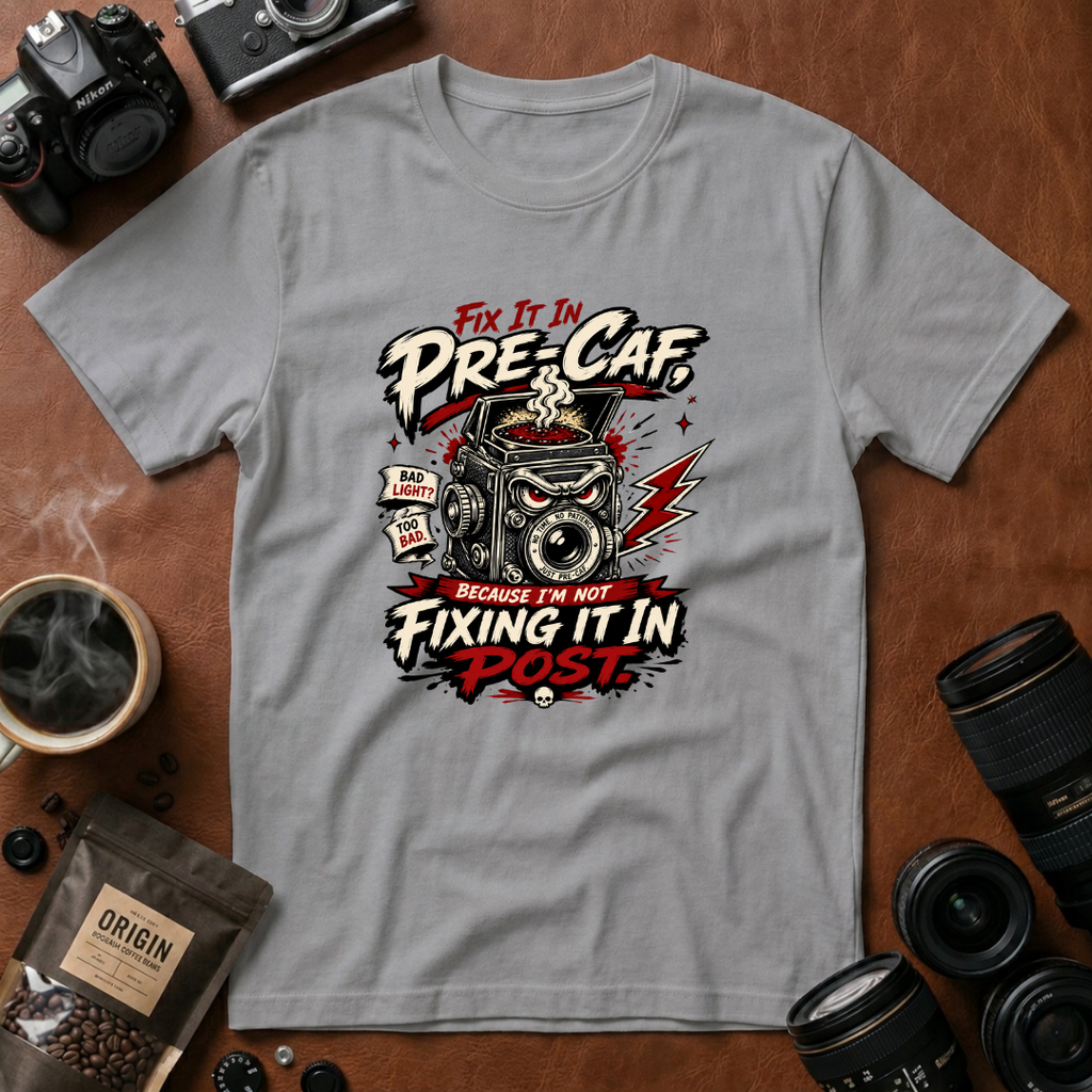 Fix It In Pre-Caf T-shirt