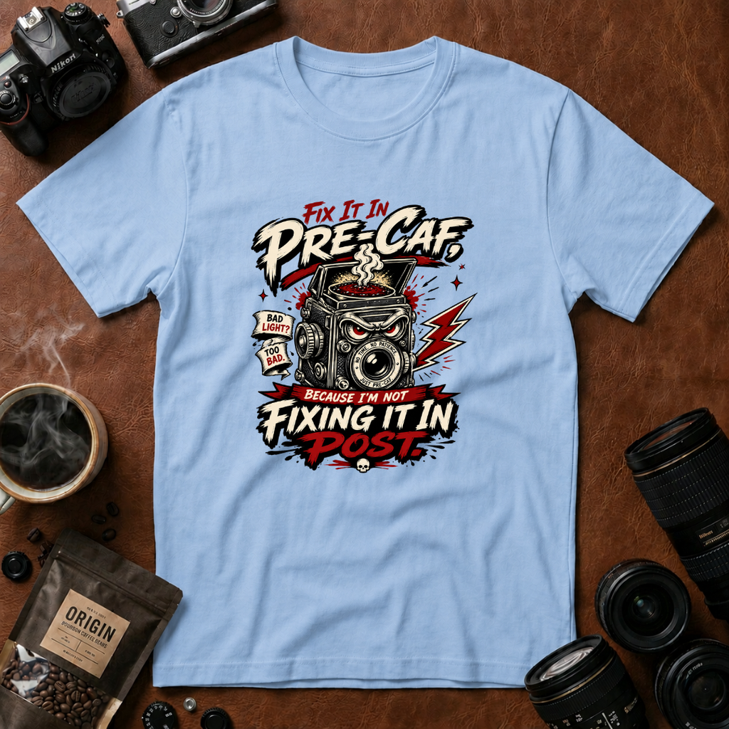 Fix It In Pre-Caf T-shirt