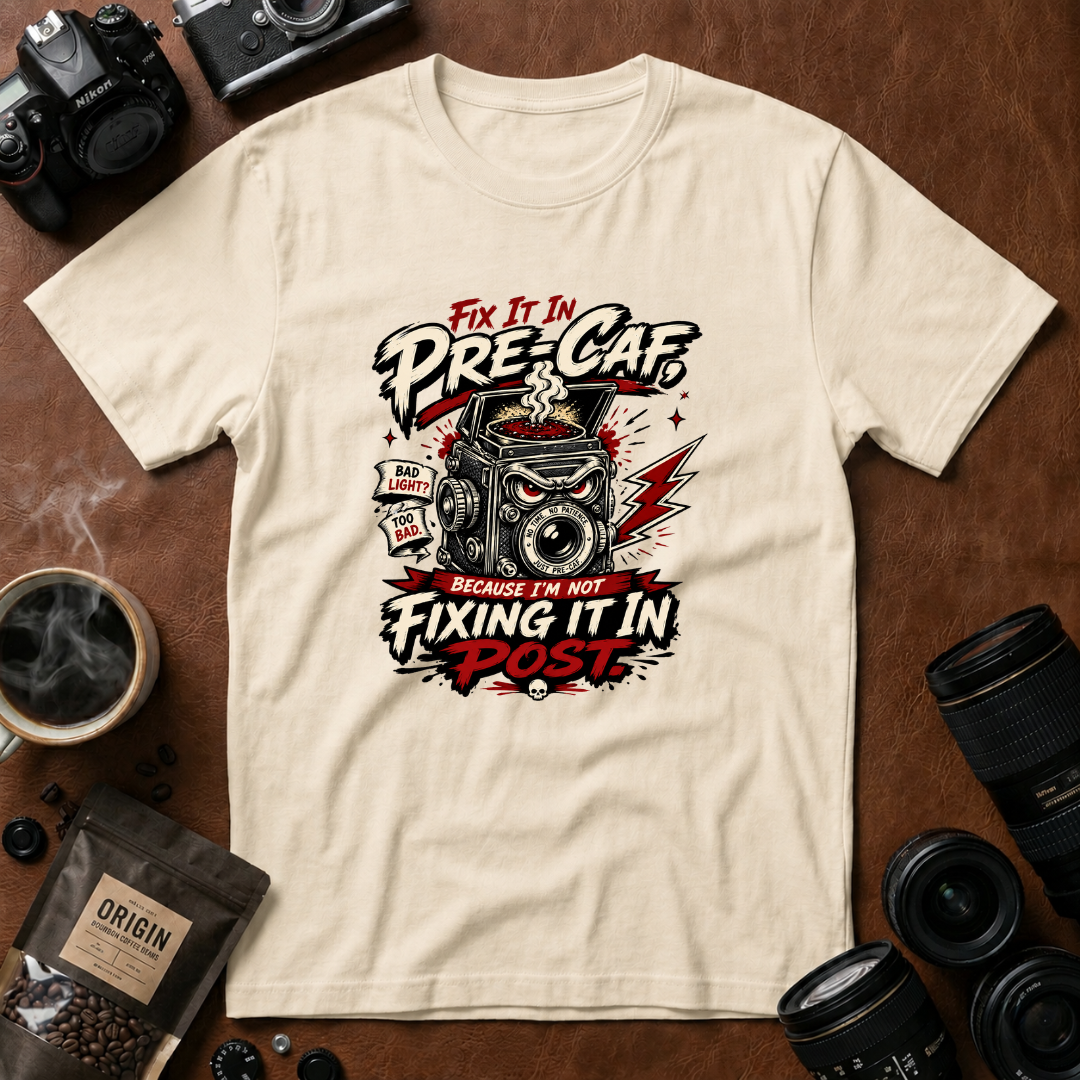 Fix It In Pre-Caf T-shirt