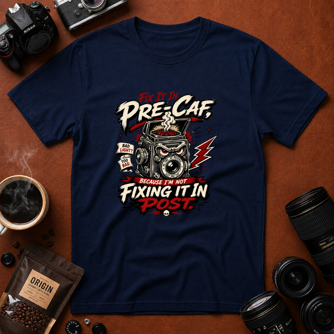 Fix It In Pre-Caf T-shirt