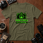 Lo-fi Resolution Hi-Fi Caffeine T-shirt