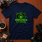 Lo-fi Resolution Hi-Fi Caffeine T-shirt