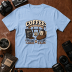 Coffee The Bridge Between Digital Chaos and Analog Calm T-shirt