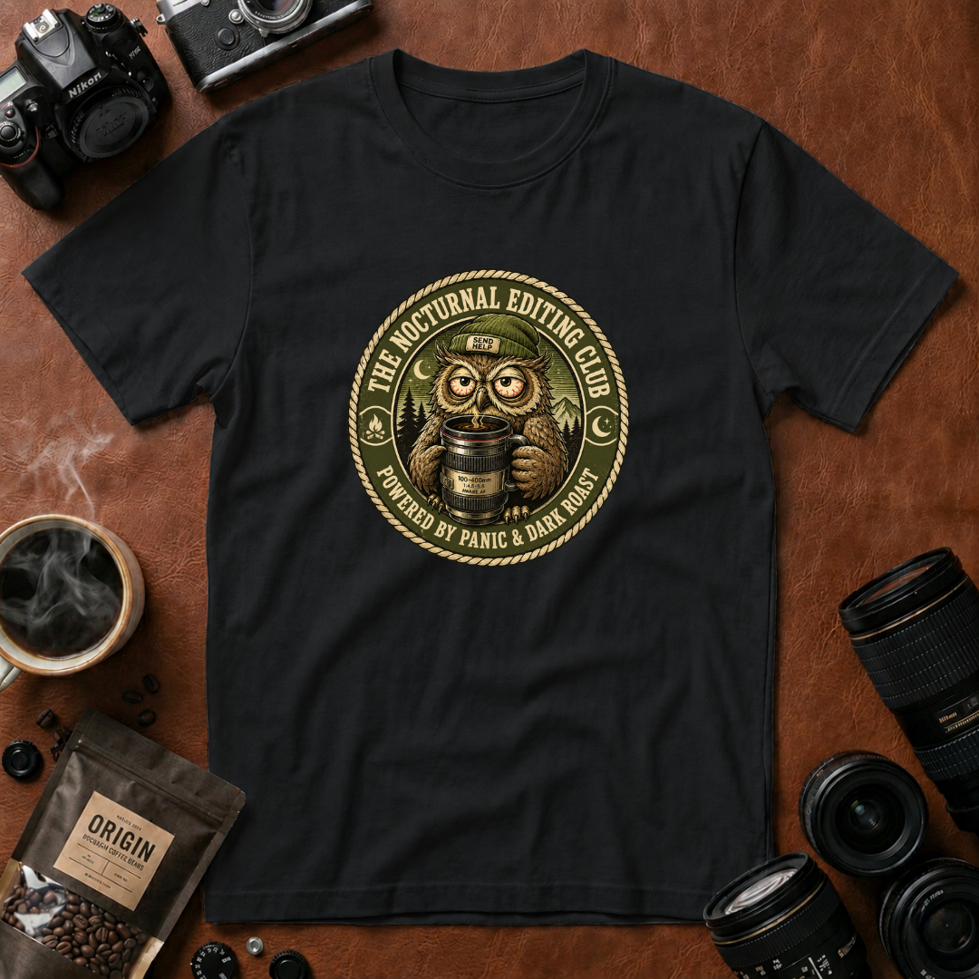 The Nocturnal Editing Club T-shirt