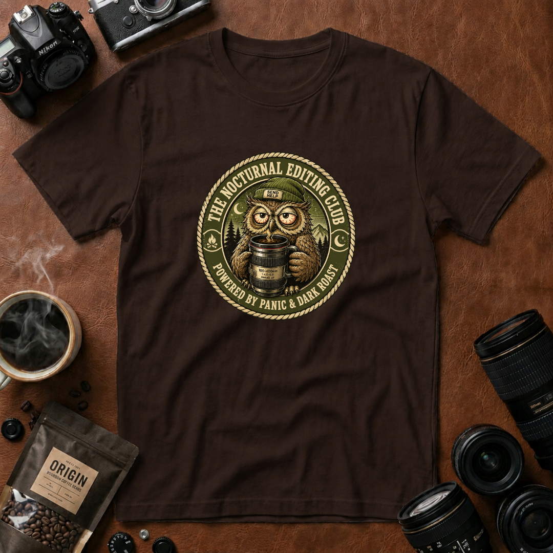 The Nocturnal Editing Club T-shirt