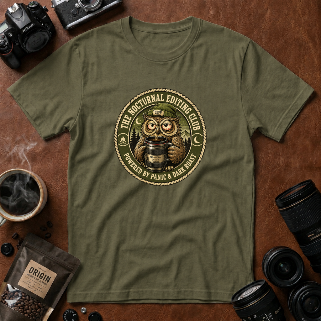 The Nocturnal Editing Club T-shirt