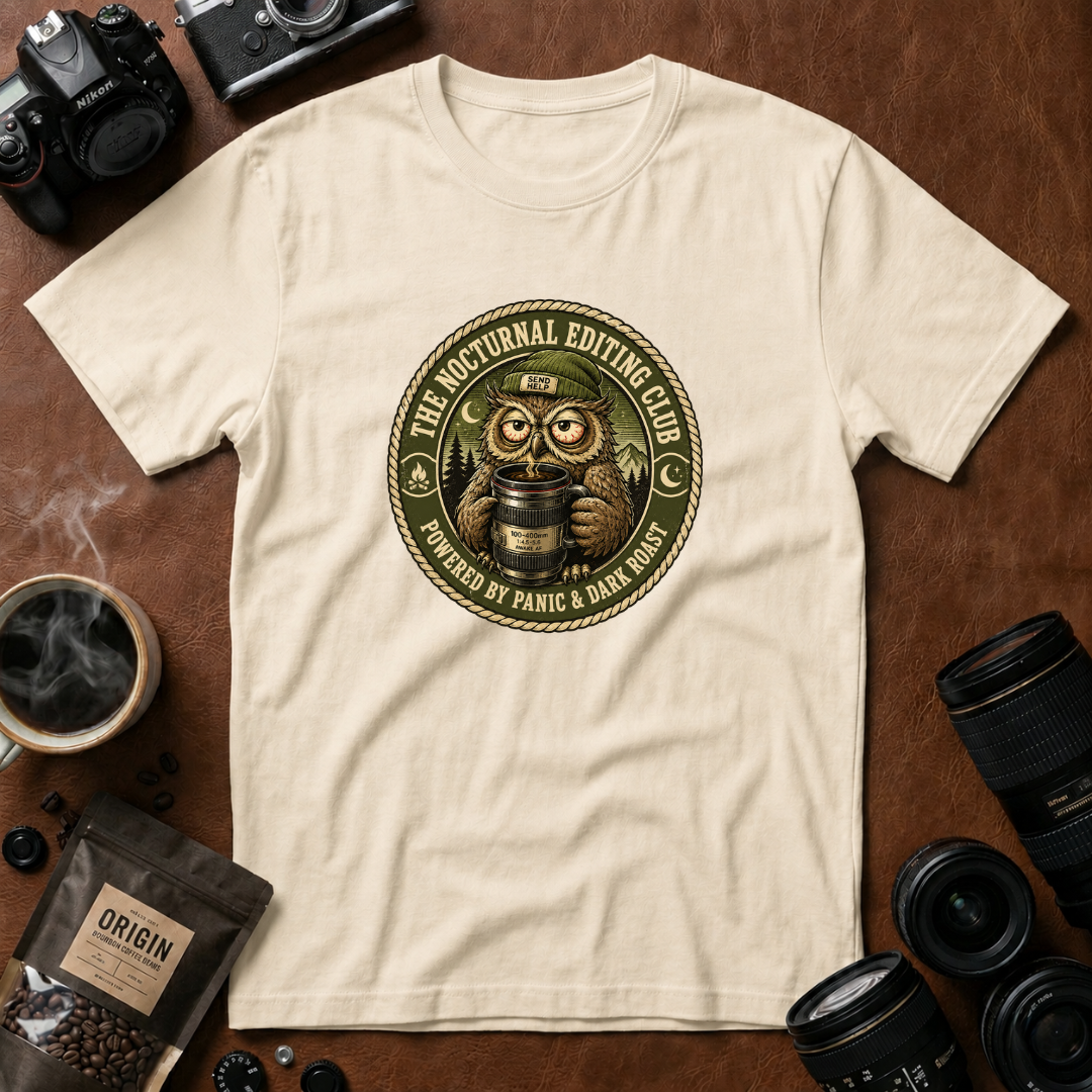 The Nocturnal Editing Club T-shirt