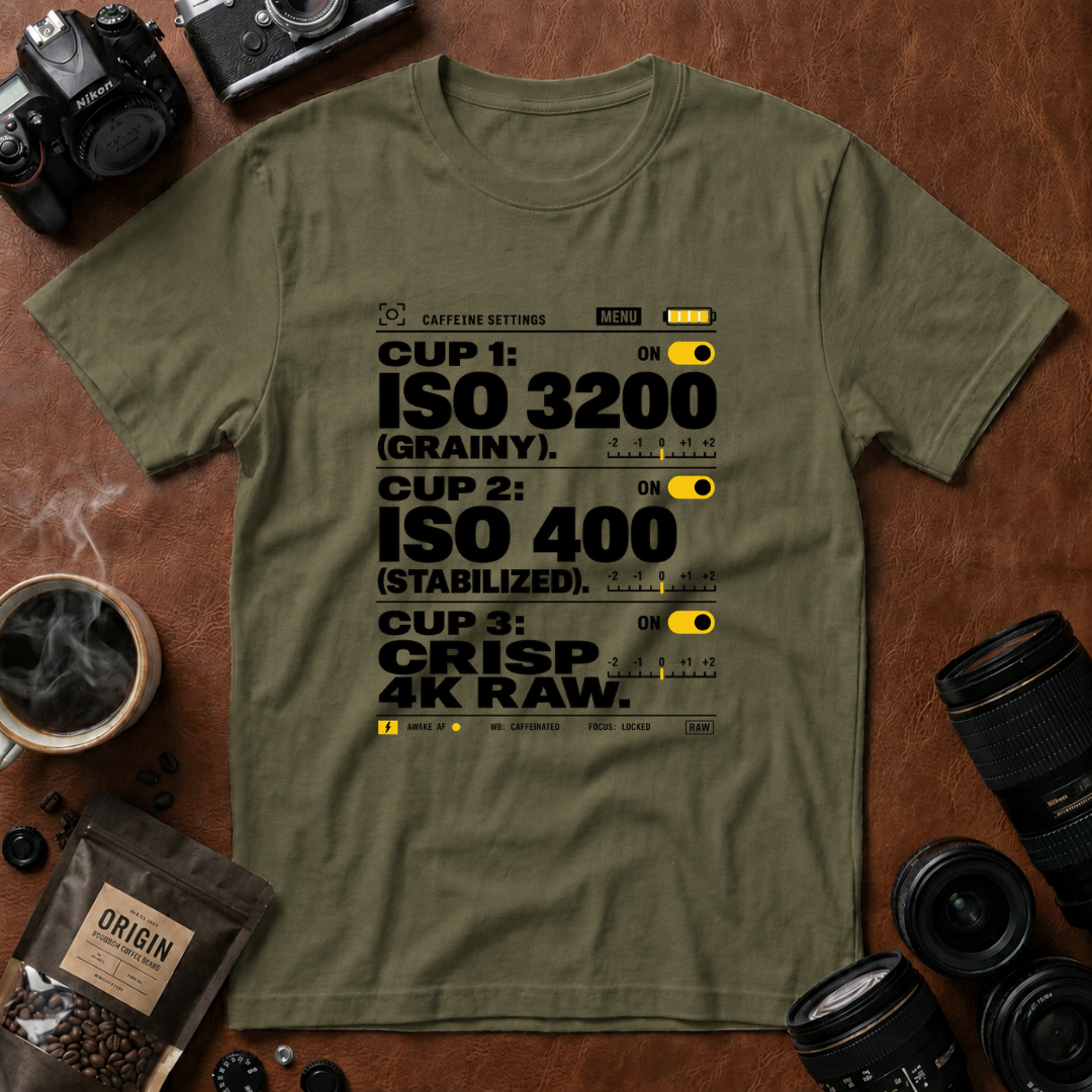Caffeine Settings T-shirt