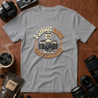 I Shoot Raw Until I'm Caffeinated T-shirt