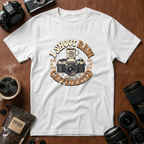 I Shoot Raw Until I'm Caffeinated T-shirt