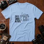Coffee & Camera Fusion Art T-shirt