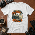 Fueled By Caffeine & Chaos T-Shirt (Variation 1)