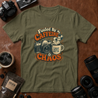Fueled By Caffeine & Chaos T-Shirt (Variation 1)