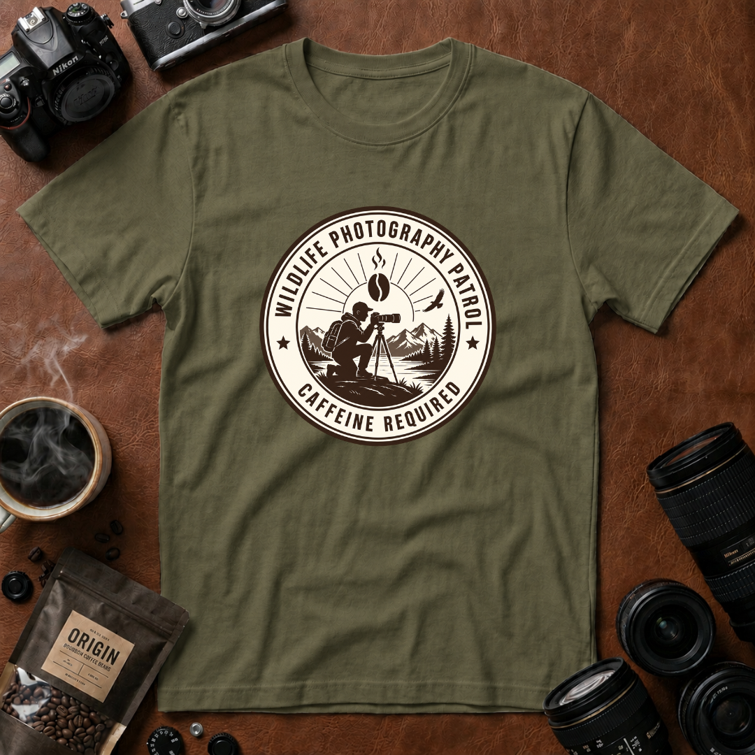 Wildlife Photography Patrol Badge T-shirt