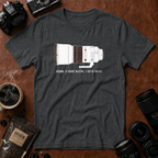 Telephoto Lens With Coffee Motif T-shirt