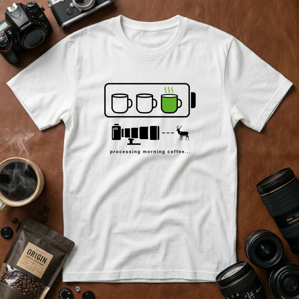 Charging Up For a Wild Shoot T-shirt