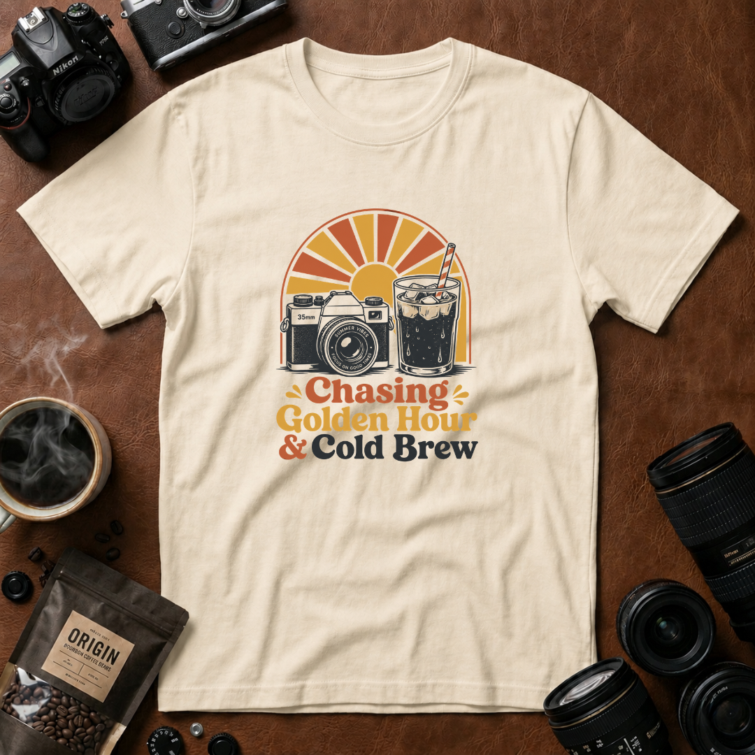 Chasing Golden Hour & Cold Brew T-shirt