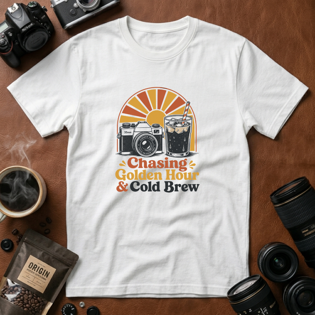 Chasing Golden Hour & Cold Brew T-shirt