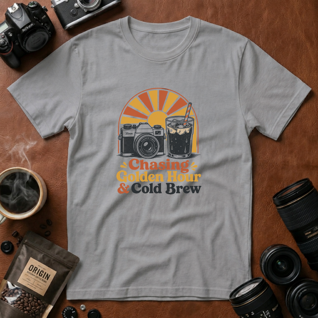 Chasing Golden Hour & Cold Brew T-shirt