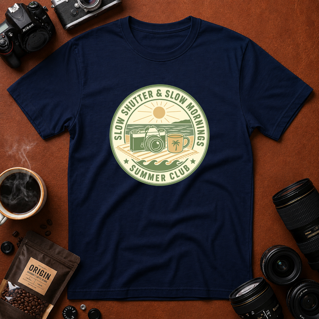 Slow Shutter & Slow Mornings Summer Club T-shirt