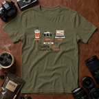 Fueled by Caffeine, Focused on the Frame T-shirt