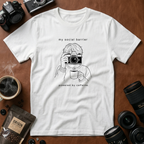 My Social Barrier Powered by Caffeine T-shirt