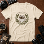 Quiet Eyes, Warm Coffee T-shirt
