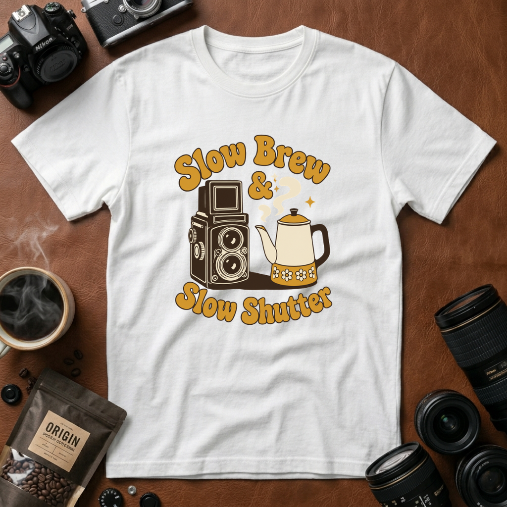 Slow Brew, Slow shutter T-shirt