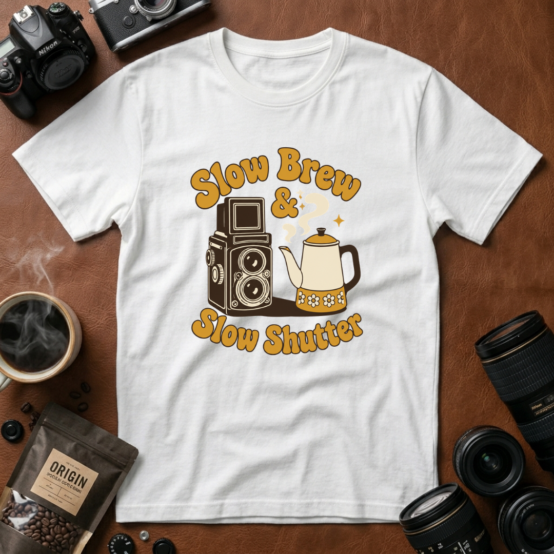 Slow Brew, Slow shutter T-shirt