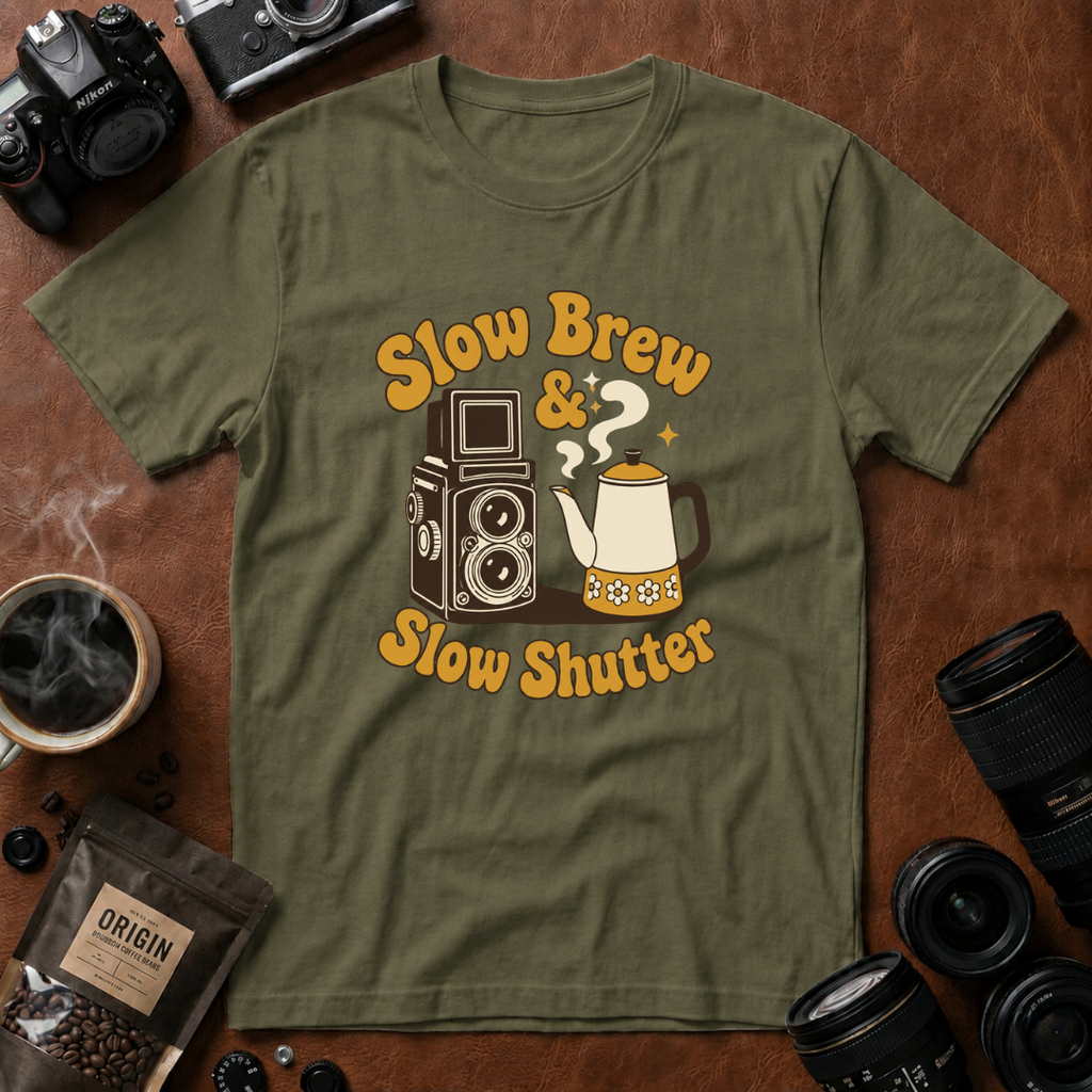 Slow Brew, Slow shutter T-shirt