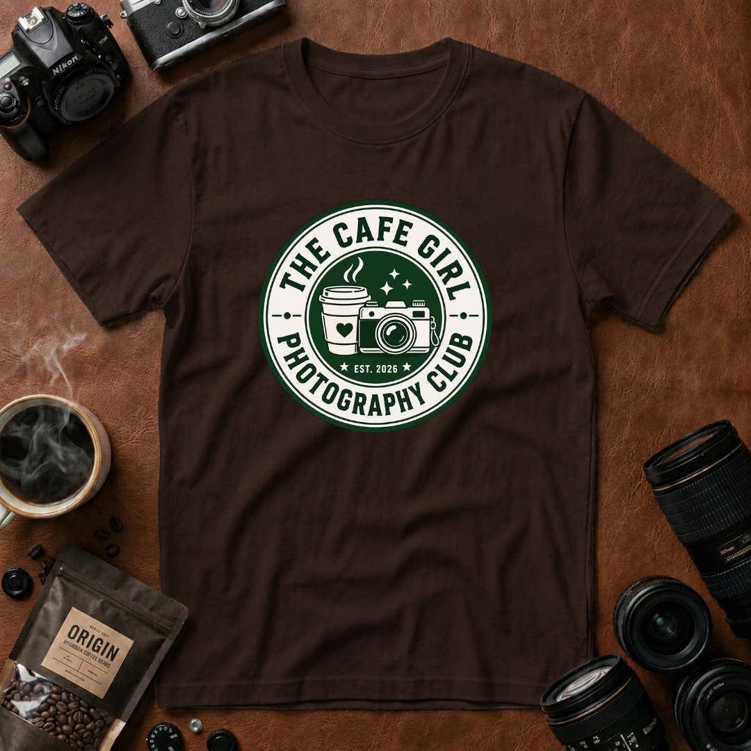 The Cafe Girl Photography Club T-shirt