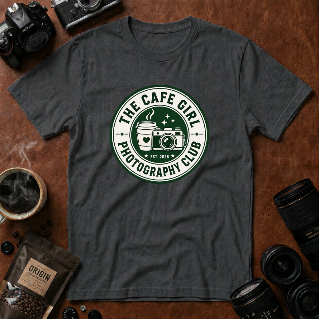 The Cafe Girl Photography Club T-shirt