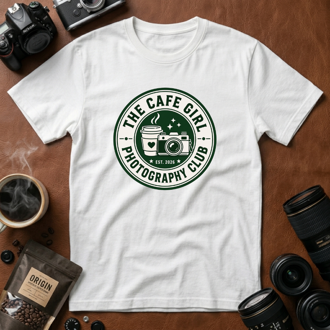 The Cafe Girl Photography Club T-shirt