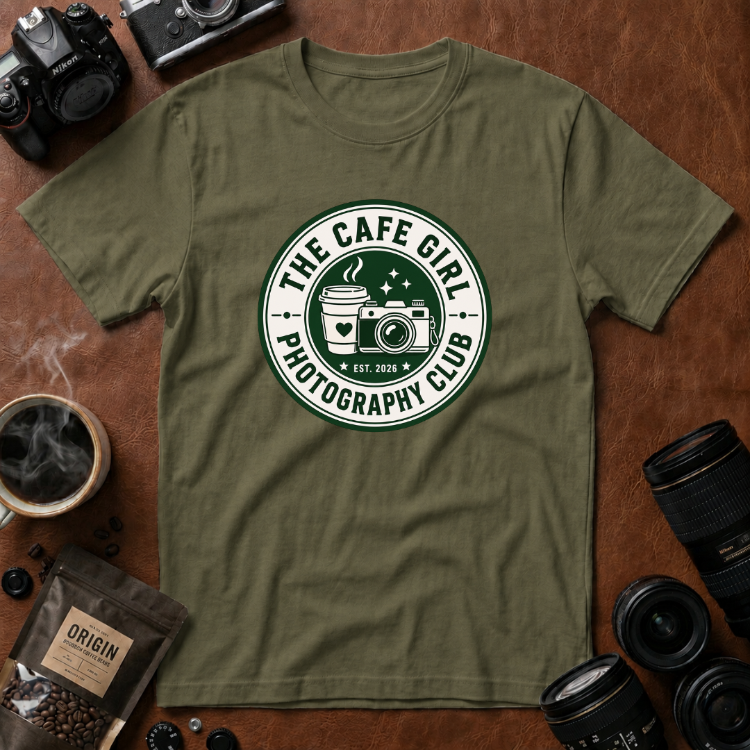 The Cafe Girl Photography Club T-shirt