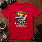 Shutter Speed Slow Caffeine Level Critical T-shirt