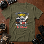 Shutter Speed Slow Caffeine Level Critical T-shirt