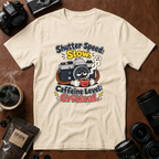 Shutter Speed Slow Caffeine Level Critical T-shirt
