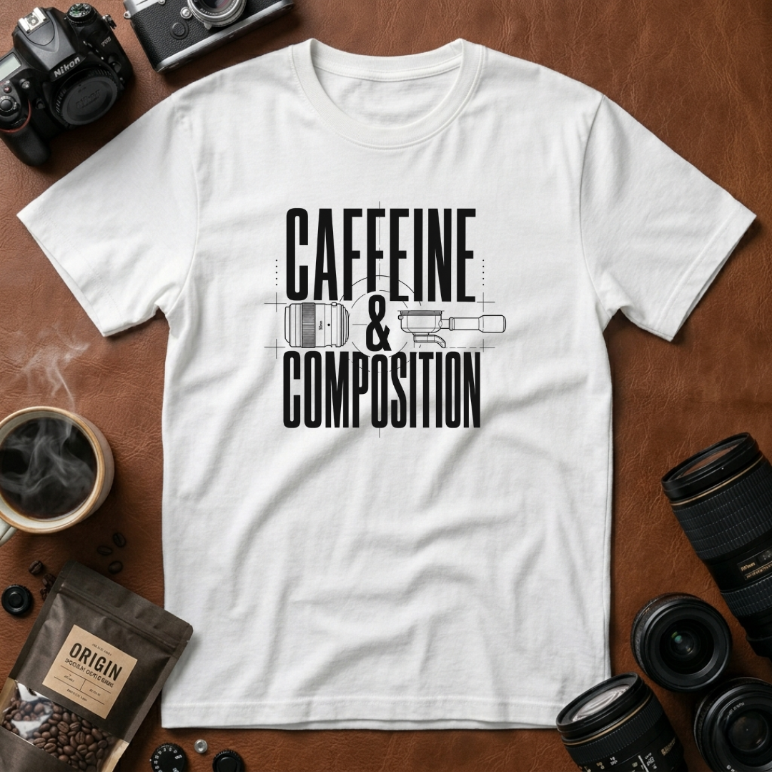 Caffeine & Composition T-shirt (Variation 2)
