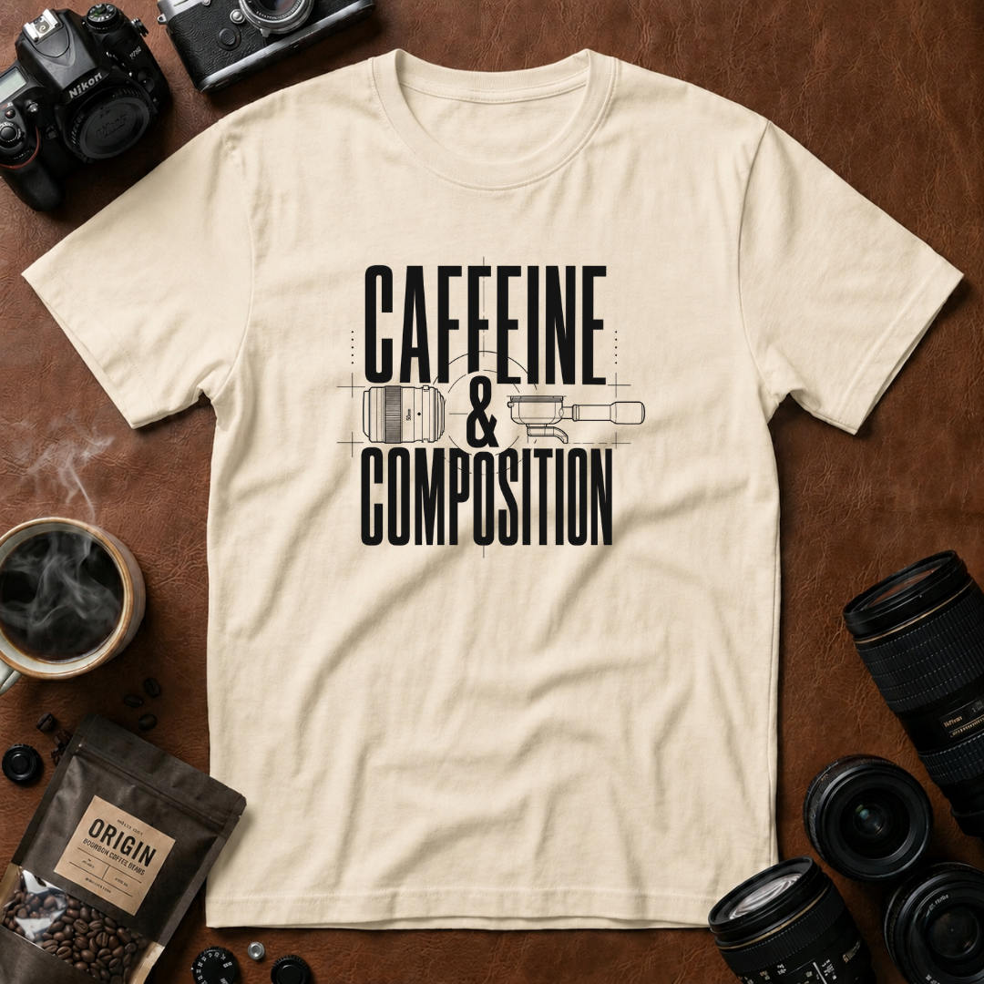 Caffeine & Composition T-shirt (Variation 2)