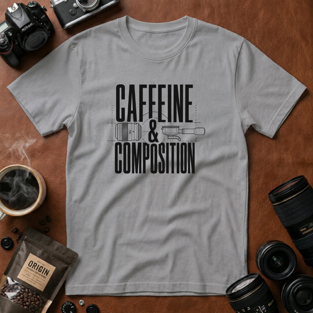 Caffeine & Composition T-shirt (Variation 2)