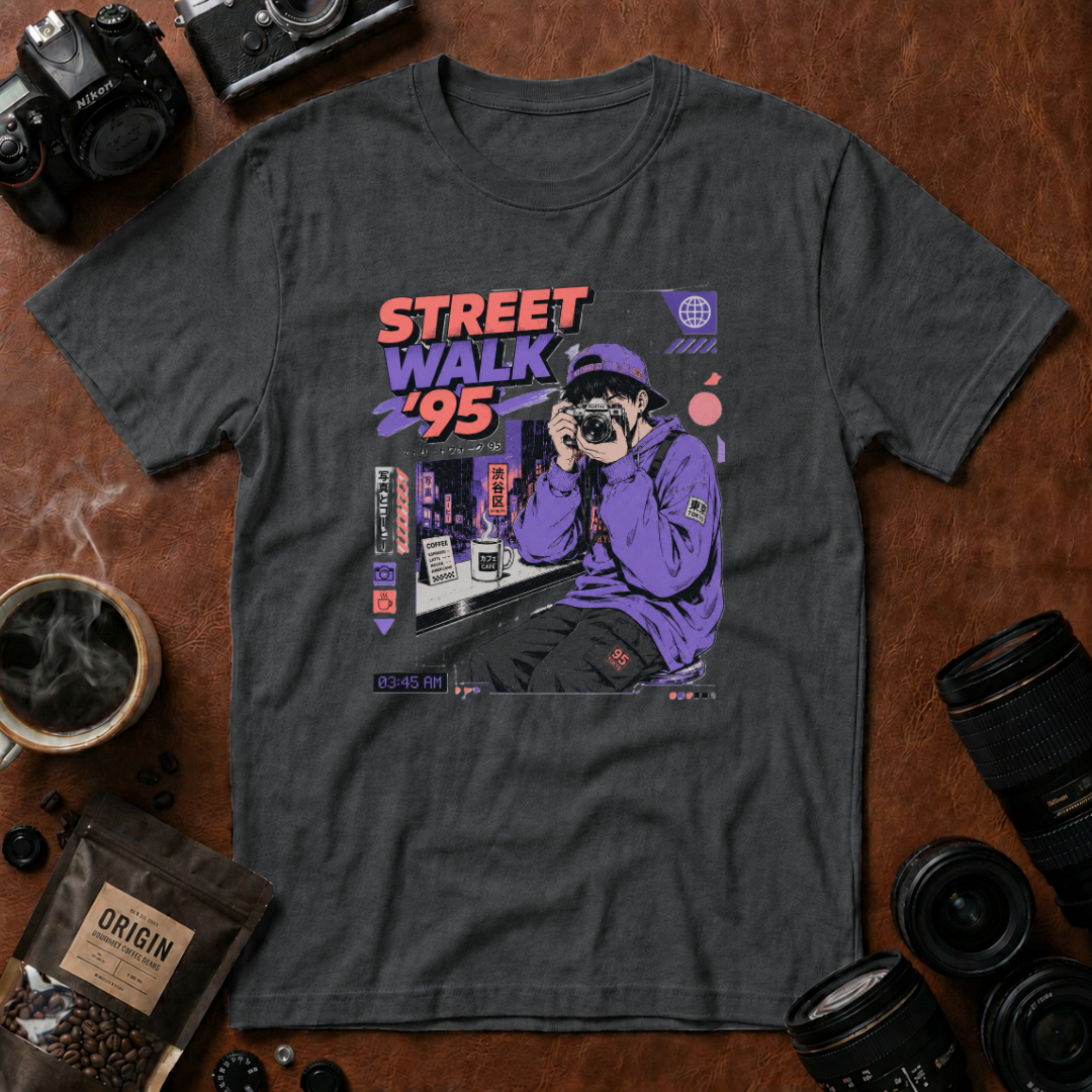 Street Walk Vibes in ’95 T-shirt