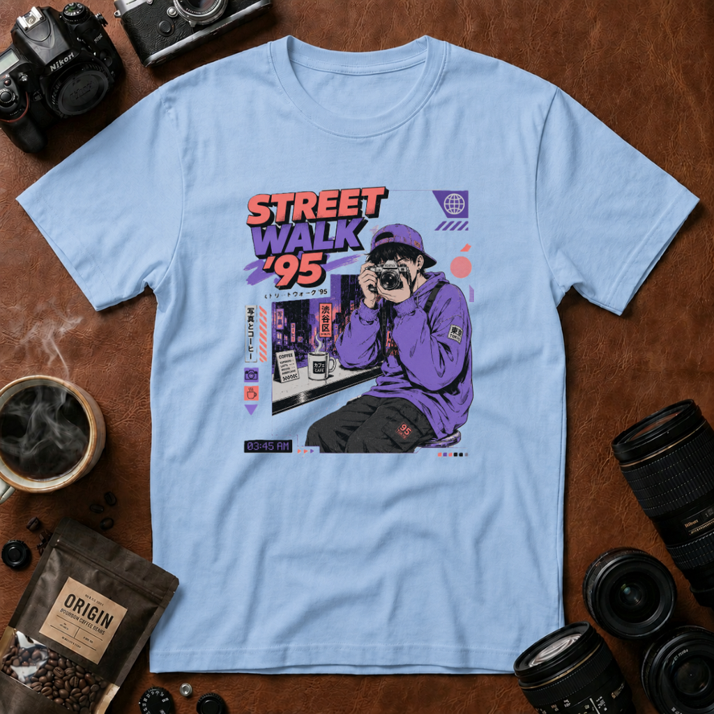 Street Walk Vibes in ’95 T-shirt