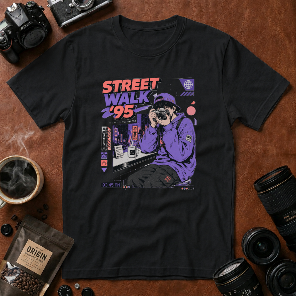 Street Walk Vibes in ’95 T-shirt